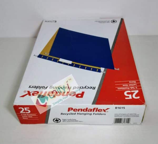 Unityj Uk Office Pendaflex Hanging File Folders, Recycled, Letter Size, Navy 1 612