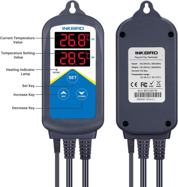 Unityj Uk Tools Inkbird Aquarium Heater Thermostat 1 345