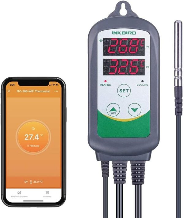 Unityj Uk Tools Inkbird Digital Thermostat WiFi 336