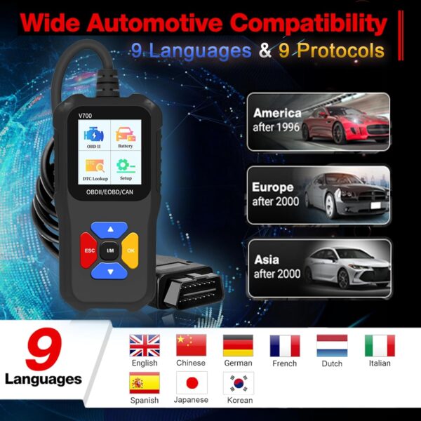 Unityj Uk Automotive Parts Accessories IKiKin OBD2 Diagnostic Tool 4 118