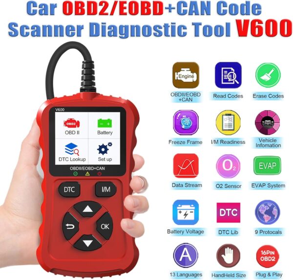 Unityj Uk Automotive Parts Accessories IKiKin OBD2 Scanner Car Diagnostic Tool 1 143