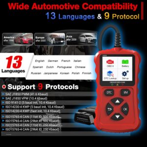 Unityj Uk Automotive Parts Accessories IKiKin OBD2 Scanner Car Diagnostic Tool 5 139