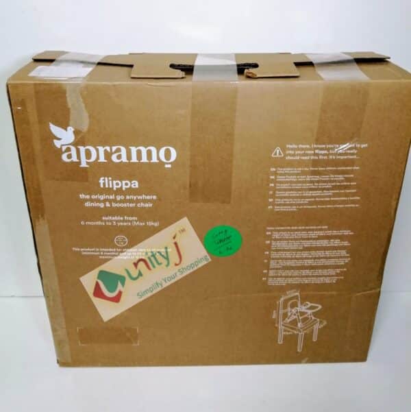 Unityj Uk Baby APRAMO FLIPPA Dining Booster Chair Grey 1 475