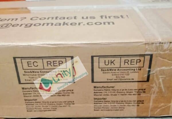 Unityj Uk Computers ERGOMAKER Electric Standing Desk 110x60cm Admin 1 1905