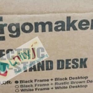 Unityj Uk Computers ERGOMAKER Electric Standing Desk 110x60cm Admin 1904