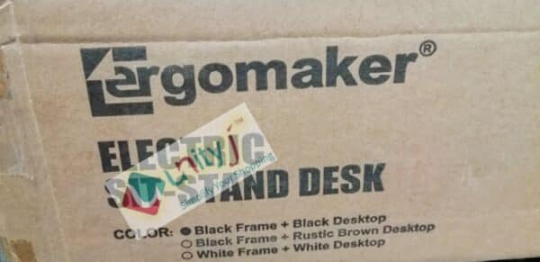 Unityj Uk Computers ERGOMAKER Electric Standing Desk 110x60cm Admin 1904