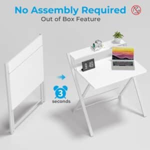 Unityj Uk Computers GreenForest Folding Desk, Black 4 1939