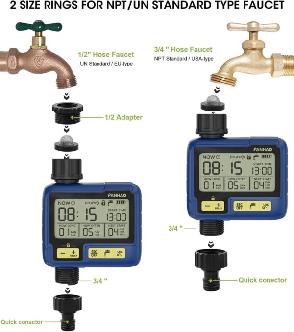 Unityj Uk Household FANHAO Automatic Garden Water Timer 4 678