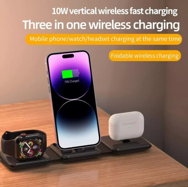 Unityj Uk Mobilephones MEQATS Foldable Travel Charger,3 In 1 2 209