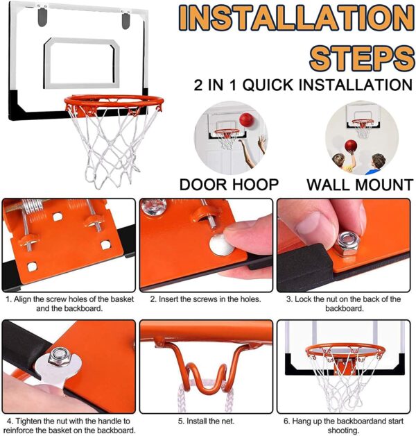 Unityj Uk Sports STAY GENT Mini Basketball Hoop 3 142