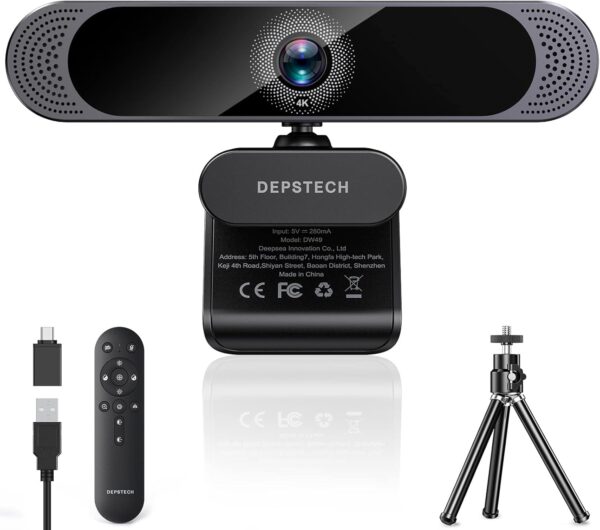 Unityj Uk Computers DEPSTECH 4K Webcam 1962