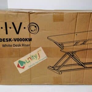Unityj Uk Computers VIVO 81 Cm Desk Converter, White, DESK V000KW 1946
