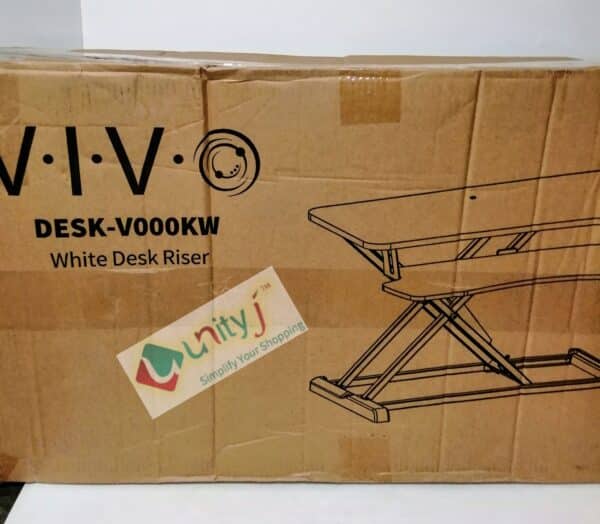 Unityj Uk Computers VIVO 81 Cm Desk Converter, White, DESK V000KW 1946
