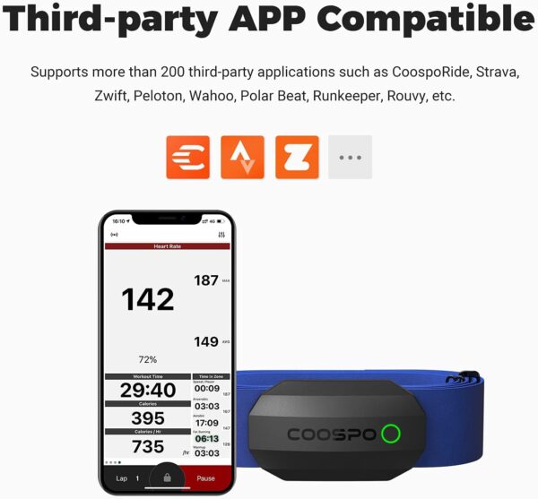 Unityj Uk Health COOSPO Heart Rate Monitor 1 590