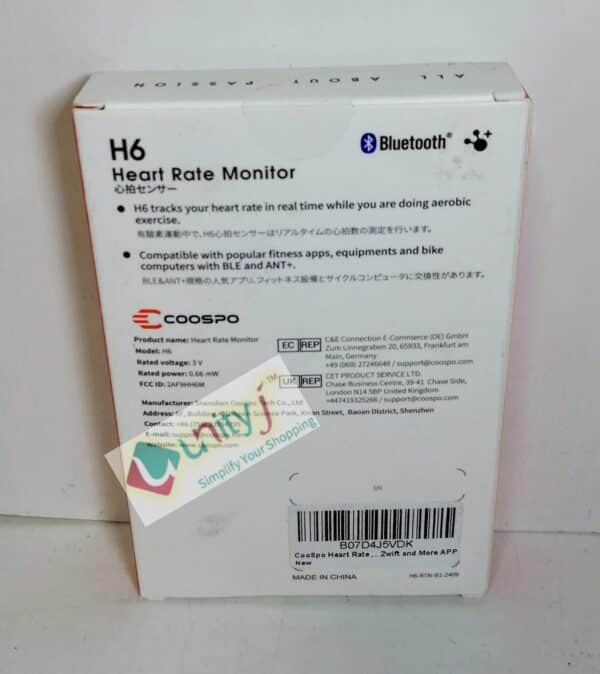 Unityj Uk Health COOSPO Heart Rate Monitor Chest Strap H6 1 594