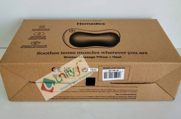 Unityj Uk Health HoMedics Shiatsu Massage Pillow With Deep Heat 1 618