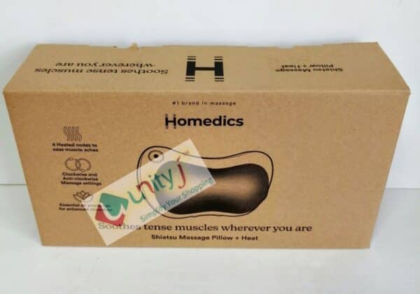 Unityj Uk Health HoMedics Shiatsu Massage Pillow With Deep Heat 617