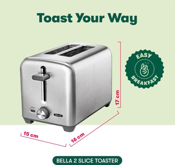 Unityj Uk Kitchen Appliances BELLA 2 Slice Toaster 1 2029
