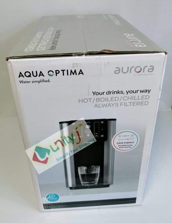 Unityj Uk Appliances Aqua Optima Aurora Hot & Chilled Filtered Water Dispenser, 3.8L Capacity 2 824