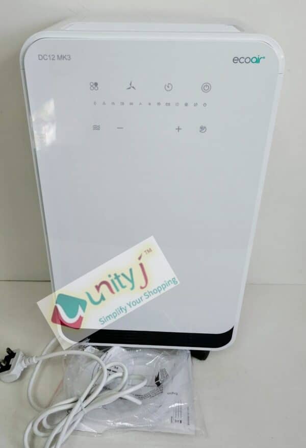 Unityj Uk Appliances EcoAir DC12 MK3 Dehumidifier 12LDay 862