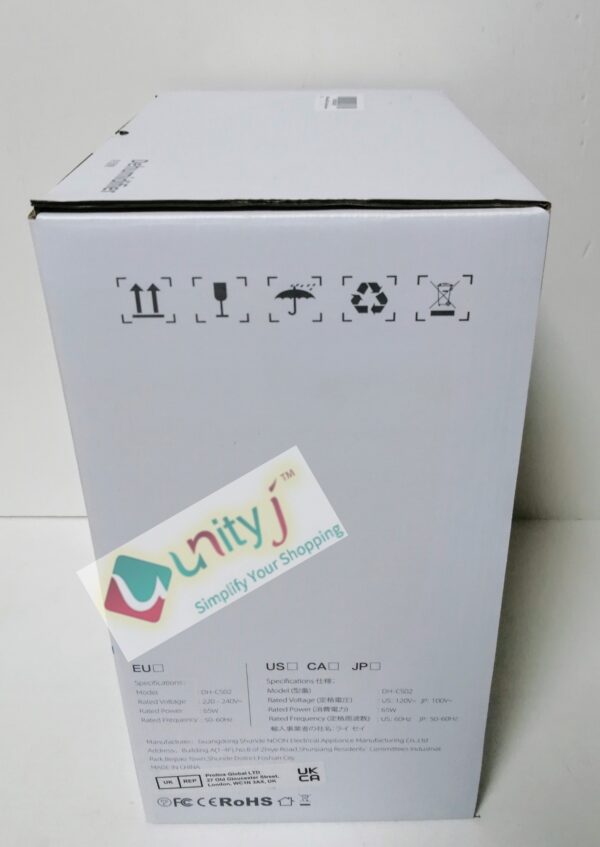 Unityj Uk Appliances MEQATS Dehumidifier 2300ML Dehumidifier 1 887