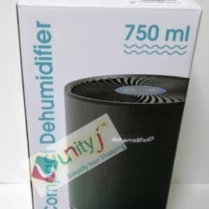 Unityj Uk Appliances MEQATS Dehumidifier Small Dehumidifiers Black 866