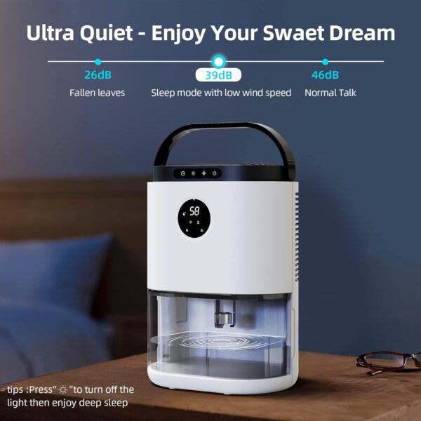 Unityj Uk Appliances MEQATS Electric Mini Dehumidifier 6 890