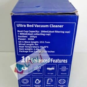 Unityj Uk Appliances MEQATS Mattress Vacuum Cleaner UV 2 821