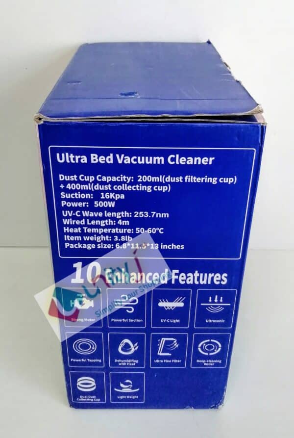 Unityj Uk Appliances MEQATS Mattress Vacuum Cleaner UV 2 821
