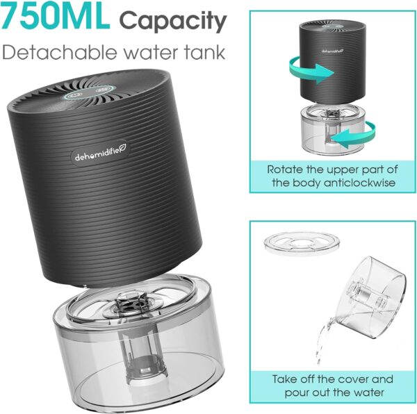 Unityj Uk Appliances MEQATS Mini Electric Dehumidifier 1 873
