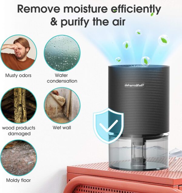 Unityj Uk Appliances MEQATS Mini Electric Dehumidifier 2 872