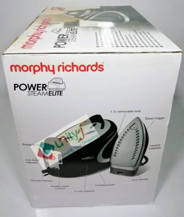 Unityj Uk Appliances Morphy Richards 42221 Elite Iron Steam Generator In Black 1 898