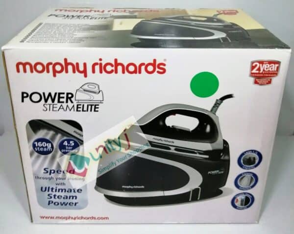 Unityj Uk Appliances Morphy Richards 42221 Elite Iron Steam Generator In Black 897