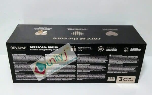 Unityj Uk Beauty REVAMP Progloss Deep Form Ceramic Straightening Brush 6 819