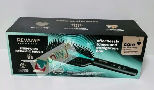 Unityj Uk Beauty REVAMP Progloss Deep Form Ceramic Straightening Brush 814