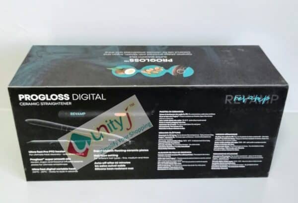 Unityj Uk Beauty REVAMP Progloss Digital Ceramic Hair Straighteners 2 837