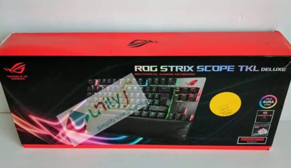 Unityj Uk Computers ASUS ROG Strix Scope TKL Delux Mechanical Gaming Keyboard 1964
