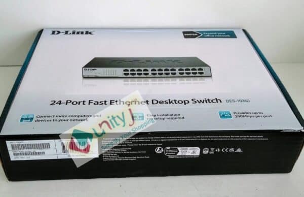 Unityj Uk Computers D Link DES 1024DB 24 Port 2 1977