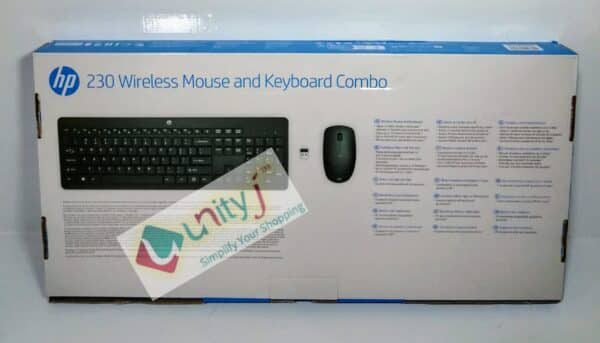 Unityj Uk Computers HP 230 Wireless Keyboard And Mouse Combo Set 2 2025