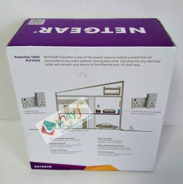 Unityj Uk Computers NETGEAR PL1000 Powerline Adapter 1000Mbps 1 1972
