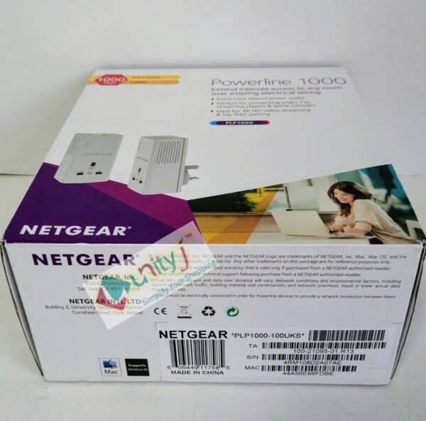Unityj Uk Computers NETGEAR PL1000 Powerline Adapter 1000Mbps 2 1973