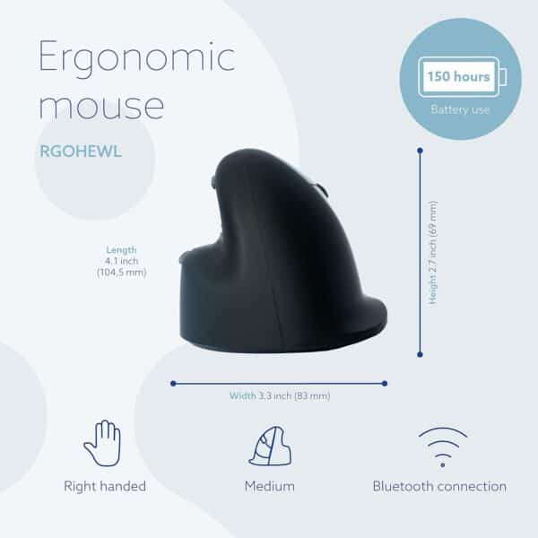 Unityj Uk Computers R Go HE Ergonomic Wireless Vertical Mouse 2 1990