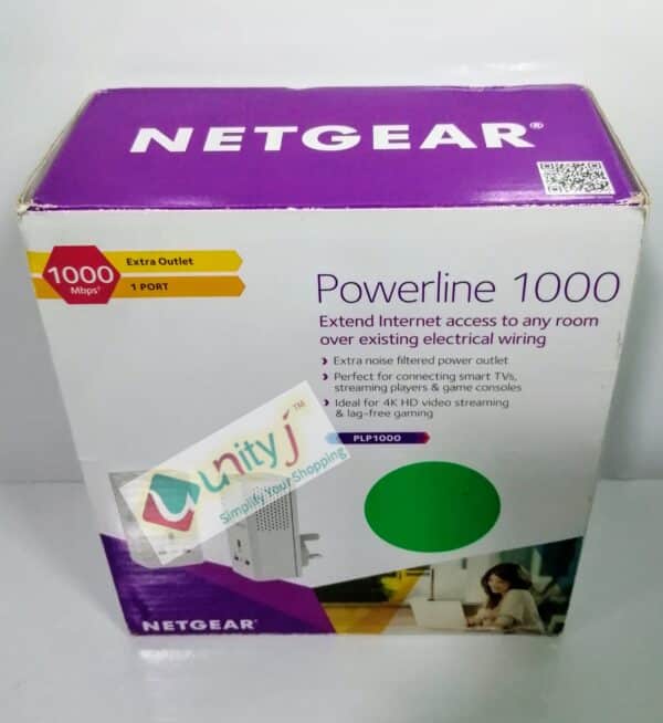 Unityj Uk Computers Used NETGEAR PL1000 Powerline Adapter 1000Mbps 2015