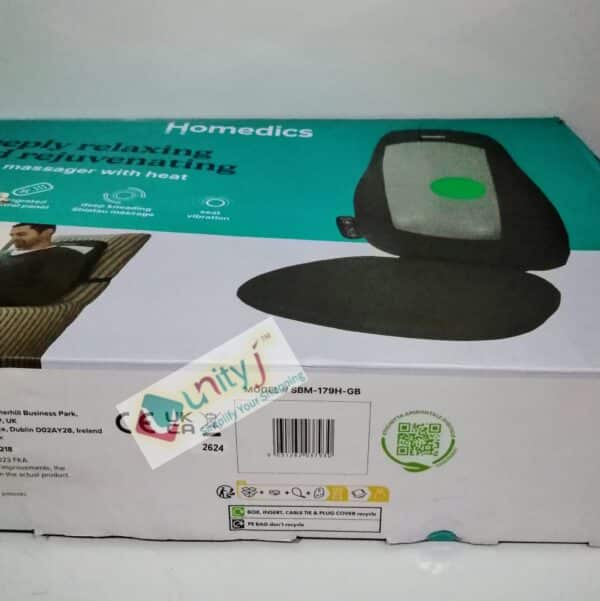 Unityj Uk Health HoMedics Shiatsu Back And Shoulder Massager Adjustable Massage Chair 2 649