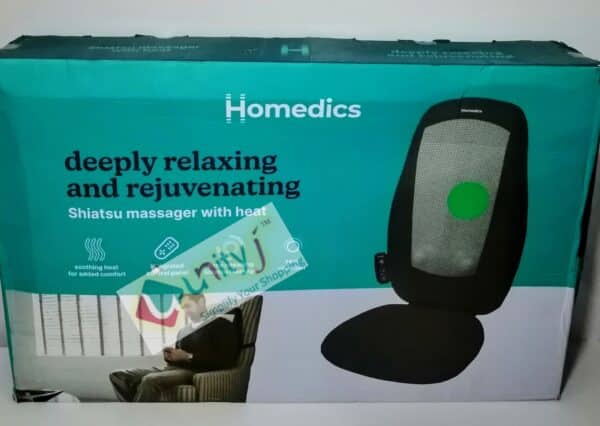 Unityj Uk Health HoMedics Shiatsu Back And Shoulder Massager Adjustable Massage Chair 647