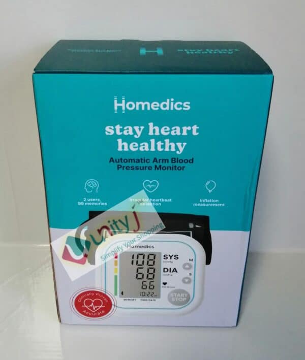 Unityj Uk Health Homedics Automatic Arm Blood Pressure Monitor 627