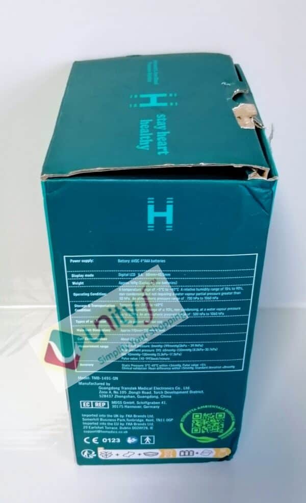 Unityj Uk Health Used Homedics Automatic Arm Blood Pressure Monitor 2 632