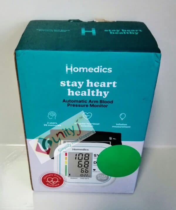 Unityj Uk Health Used Homedics Automatic Arm Blood Pressure Monitor 630