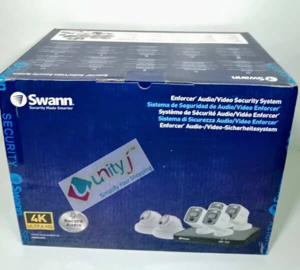 Unityj Uk Household Swann 8 Channel 2TB DVR Recorder With 4 X 4k Full HD Enforcer 1 696