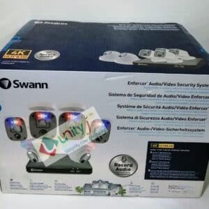 Unityj Uk Household Swann 8 Channel 2TB DVR Recorder With 4 X 4k Full HD Enforcer 695